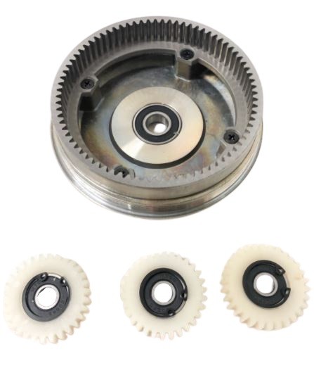 Voorwielmotor deksel/tandwielset (63-3-a) 