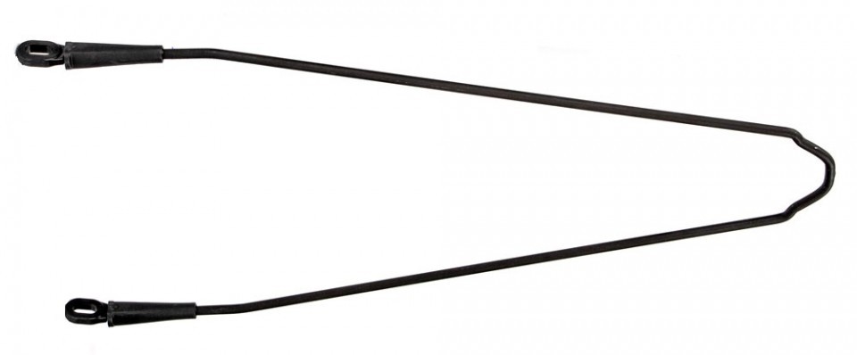 Spatbordstang zwart (73-3-b)