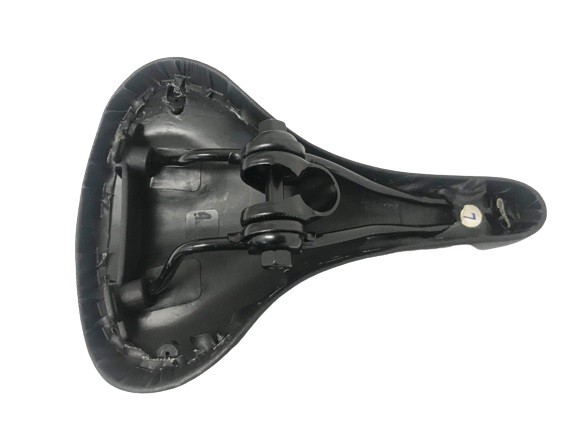 Fietszadel zwart smal (85-2-b) 