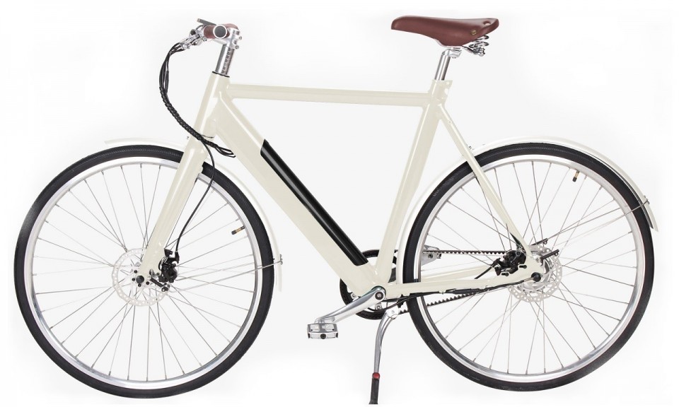 Qivelo Retro - wit - elektrische herenfiets