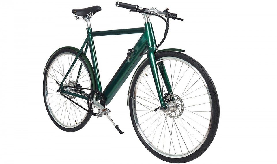 Qivelo Retro - groen - elektrische herenfiets
