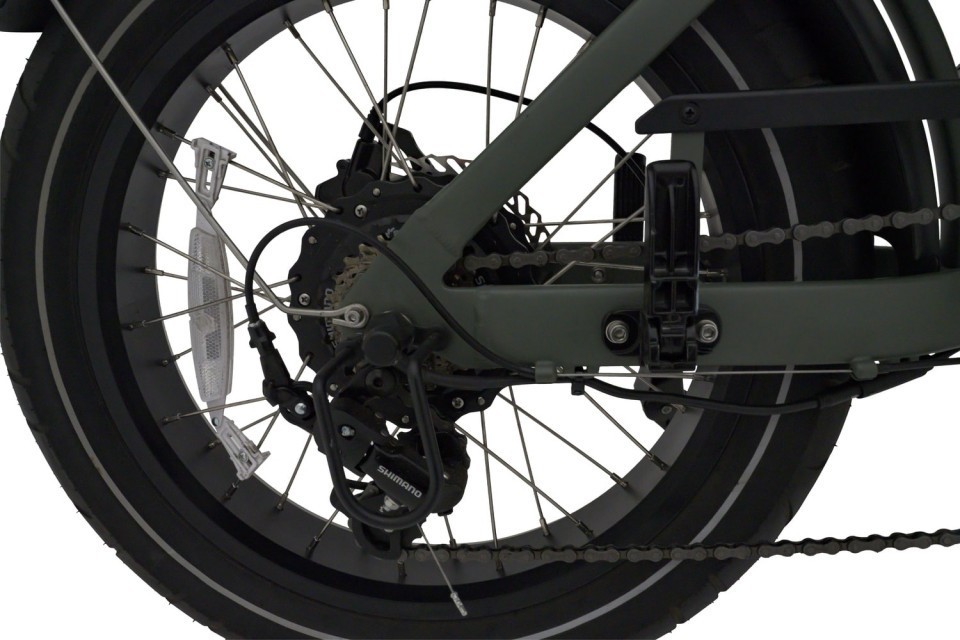 KNAAP Bike BCN - deep green - elektrische fatbike