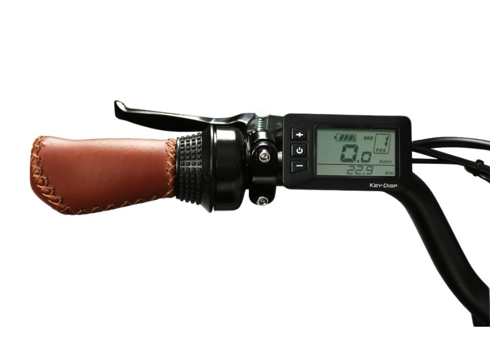 Van Rixtel Swing Compact Fold - zwart/bruin - elektrische driewieler