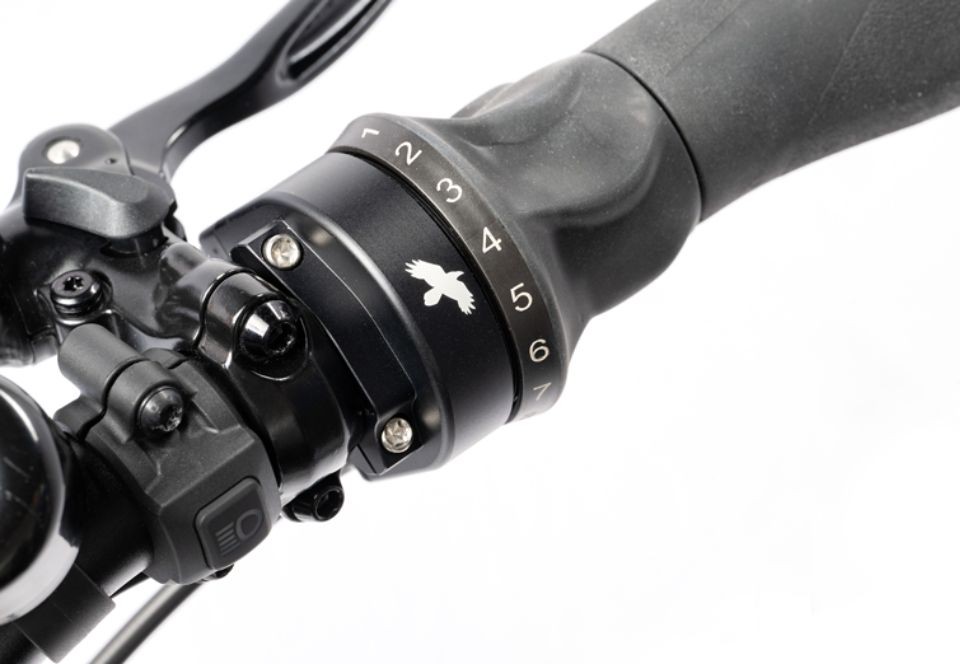 Pfautec Tibo + - zijdegrijs - elektrische 4wiel fiets