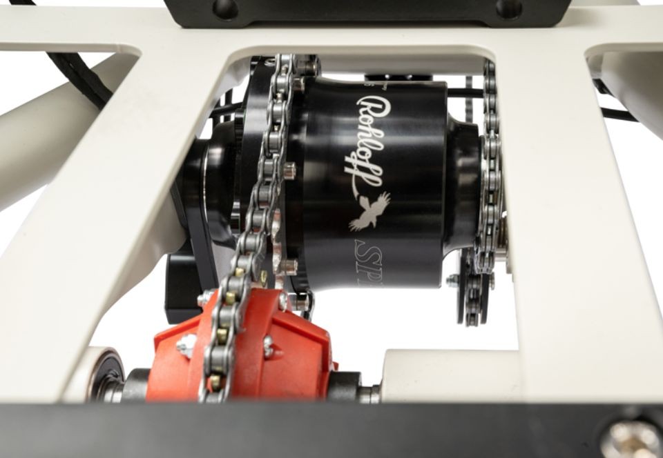 Pfautec Tibo + - zijdegrijs - elektrische 4wiel fiets