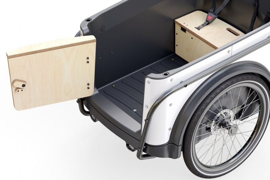 Royal Cargo Bike 3W Premium - taupe grijs - elektrische driewieler bakfiets