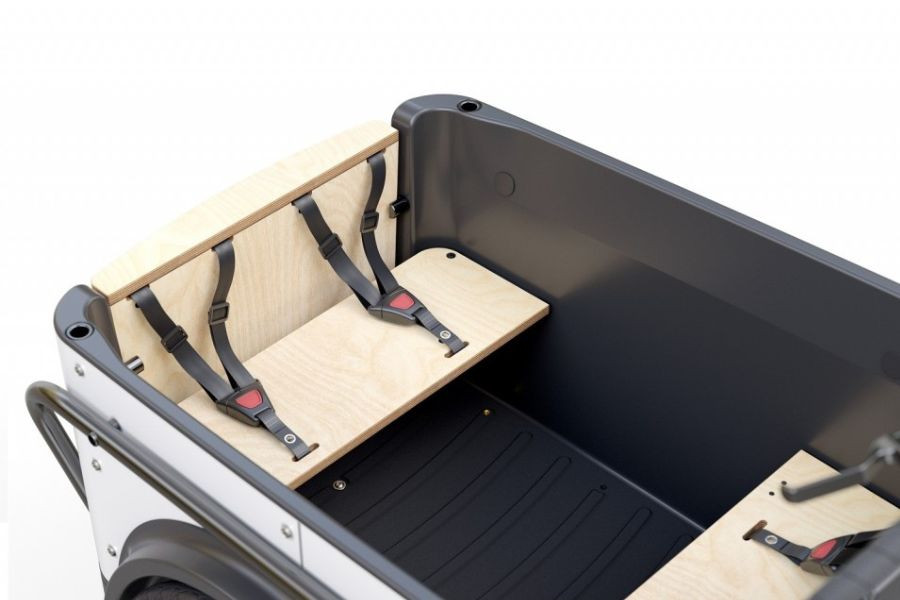 Royal Cargo Bike 3W Premium - taupe grijs - elektrische driewieler bakfiets