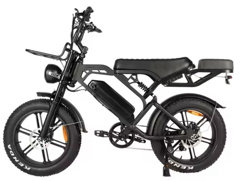 QM V20 PRO Luxury Full Option - zwart - elektrische fatbike