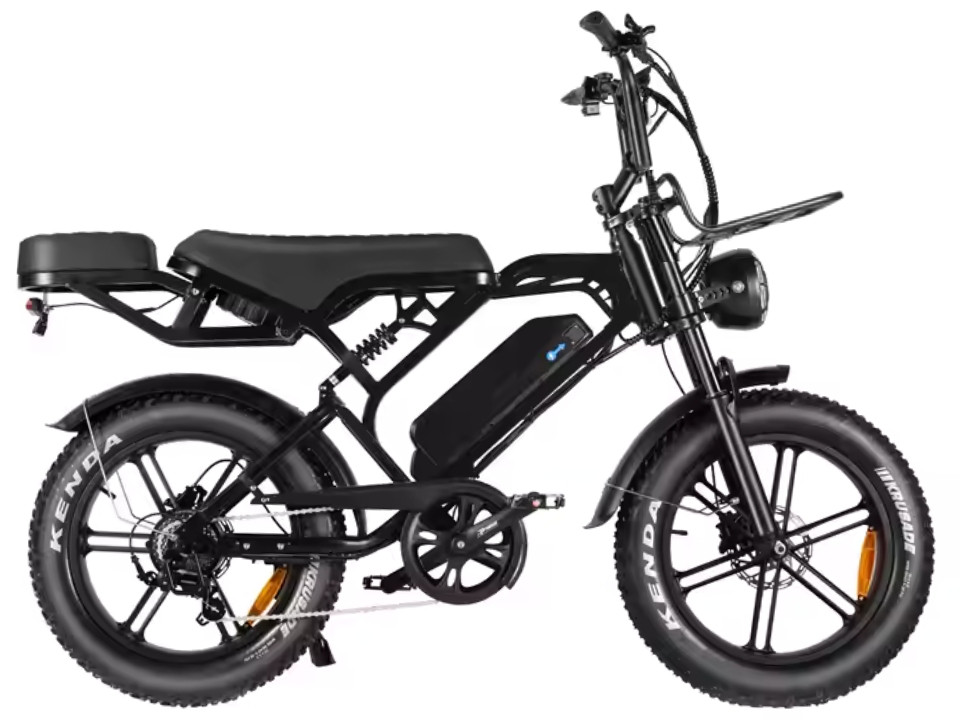 QM V20 PRO Luxury Full Option - zwart - elektrische fatbike