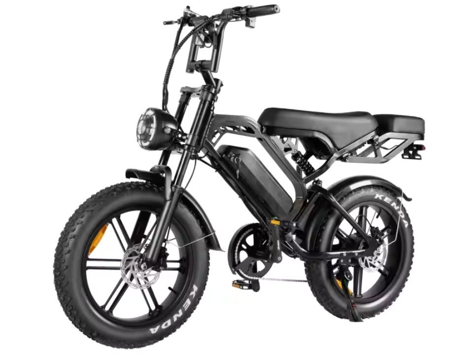 QM V20 PRO Luxury Full Option - zwart - elektrische fatbike