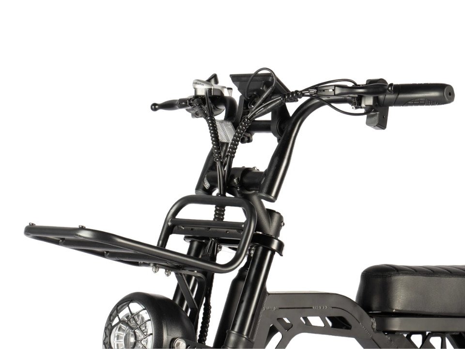 QM V20 PRO Luxury Full Option - zwart - elektrische fatbike