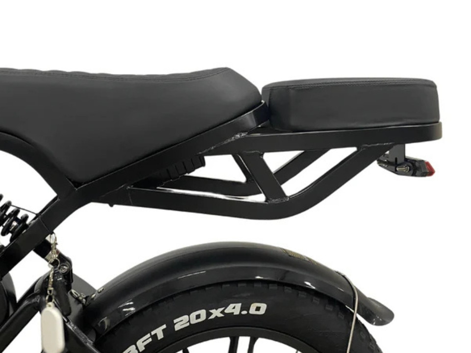 QM V20 PRO Luxury Full Option - zwart - elektrische fatbike