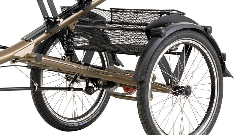 Pfautec Scootertrike FM - mat brons/goud - driewieler