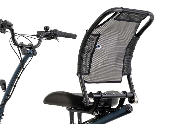 Pfautec Scoobo Smart - mat azuurblauw - elektrische driewieler