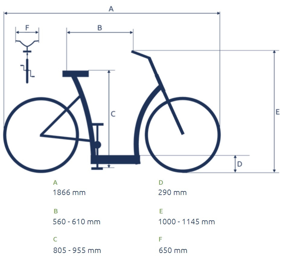 Pfautec Fena FM - blauw - elektrische damesfiets