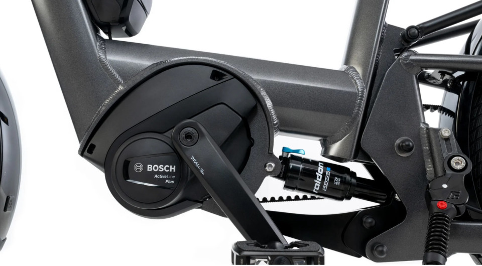 Smoo Balance Bike Active Line Plus - elektrische fiets - grafiet metallic