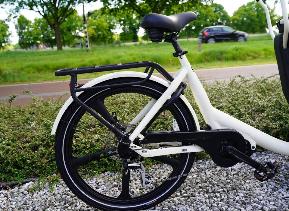 Van Rixtel Urban Plus - mat wit - elektrische bakfiets