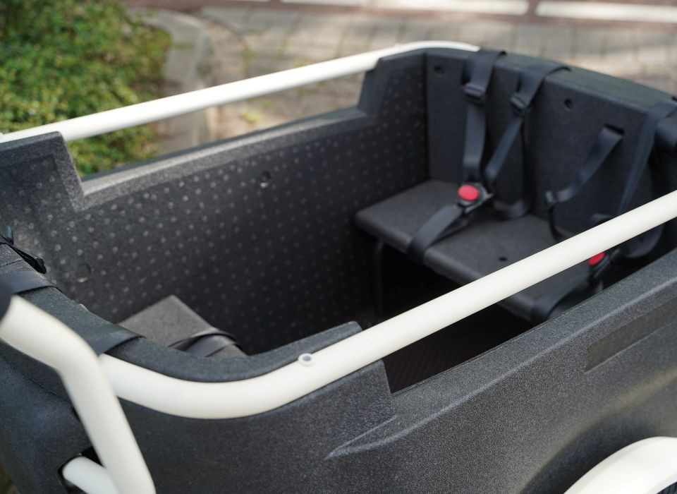 Van Rixtel Urban Plus - mat wit - elektrische bakfiets