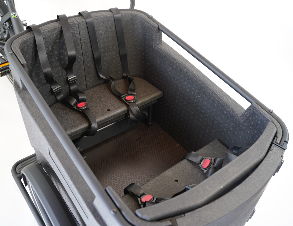 Van Rixtel Urban Plus - mat zwart - elektrische bakfiets