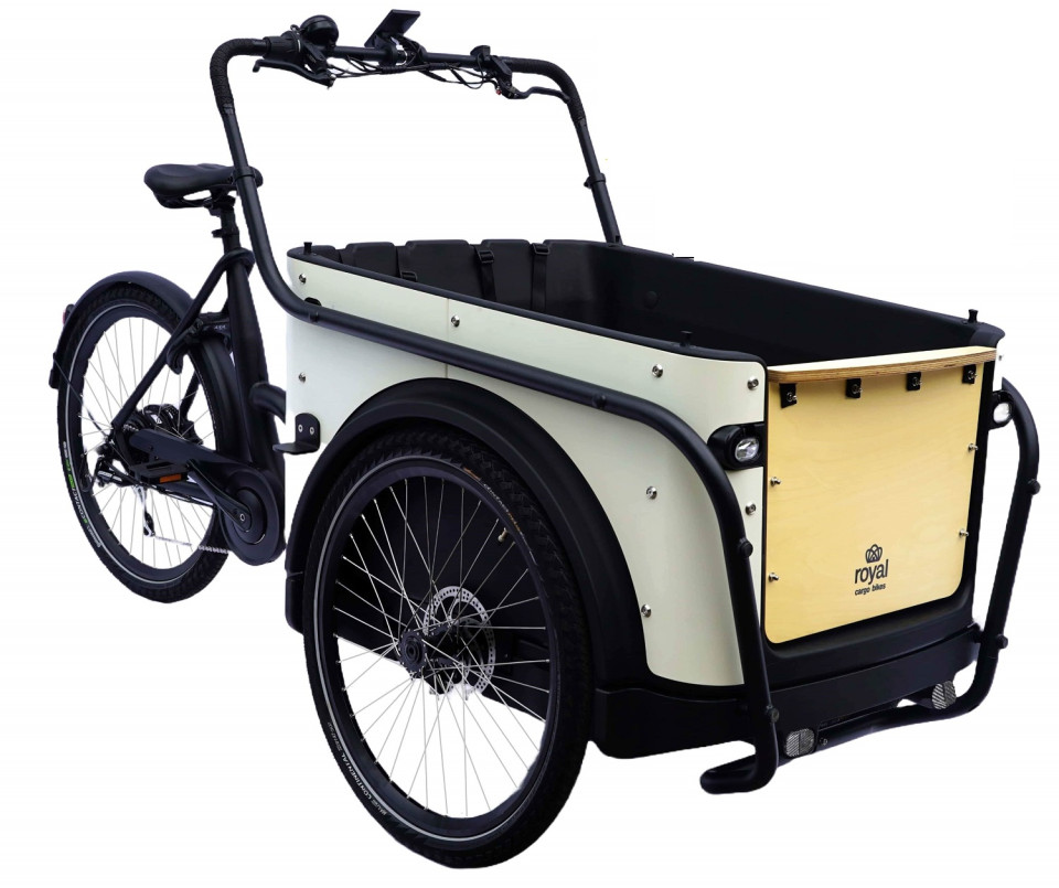Royal 3W Eco - wit - elektrische driewieler bakfiets