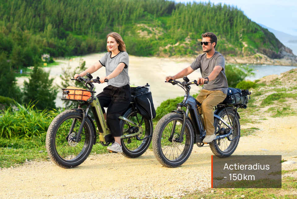 Mokwheel Basalt ST 2.0 - Groen | Elektrische Mountainbike | Fatbike