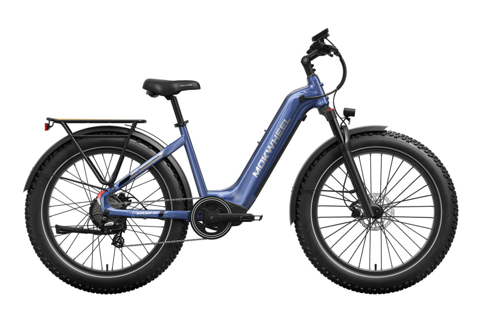 Basalt ST 2.0 - Donkerblauw | Elektrische Mountainbike | Fatbike