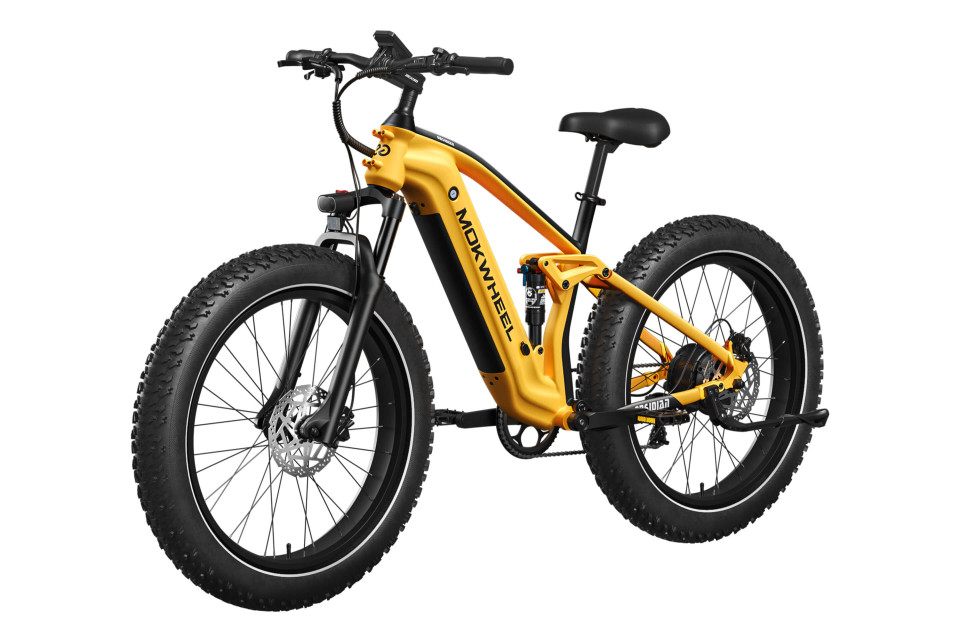 Obsidian Zwart/Geel | Elektrische Heren Mountainbike | Fatbike