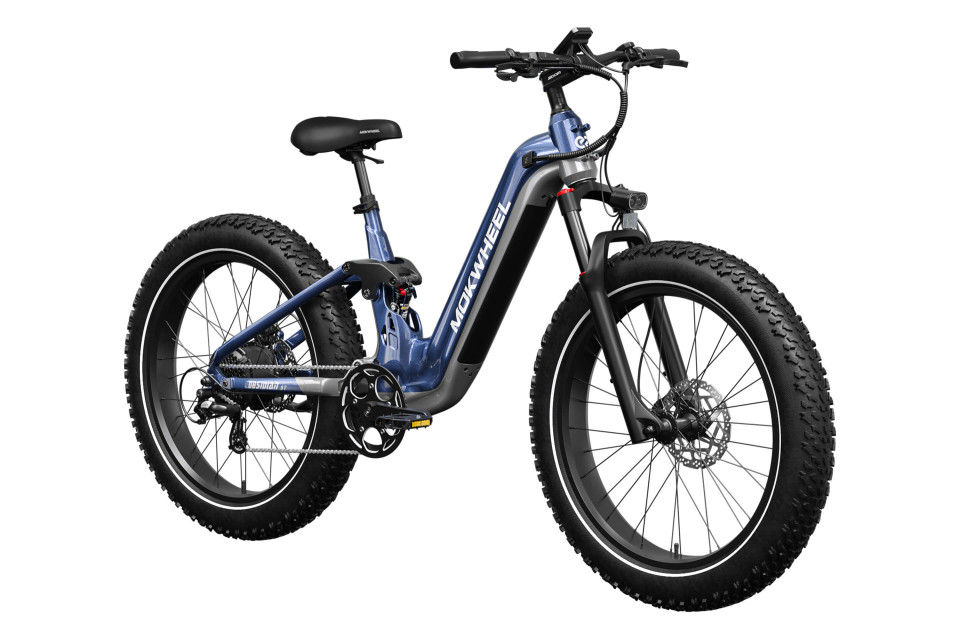 Obsidian ST Blauw/Grijs | Elektrische Mountainbike | Fatbike