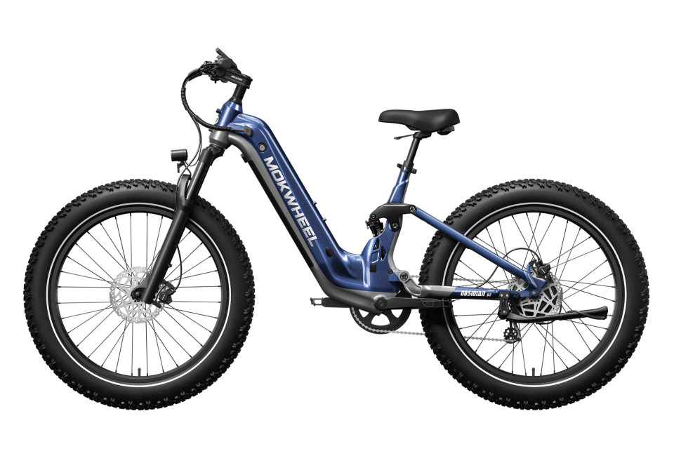 Obsidian ST Blauw/Grijs | Elektrische Mountainbike | Fatbike