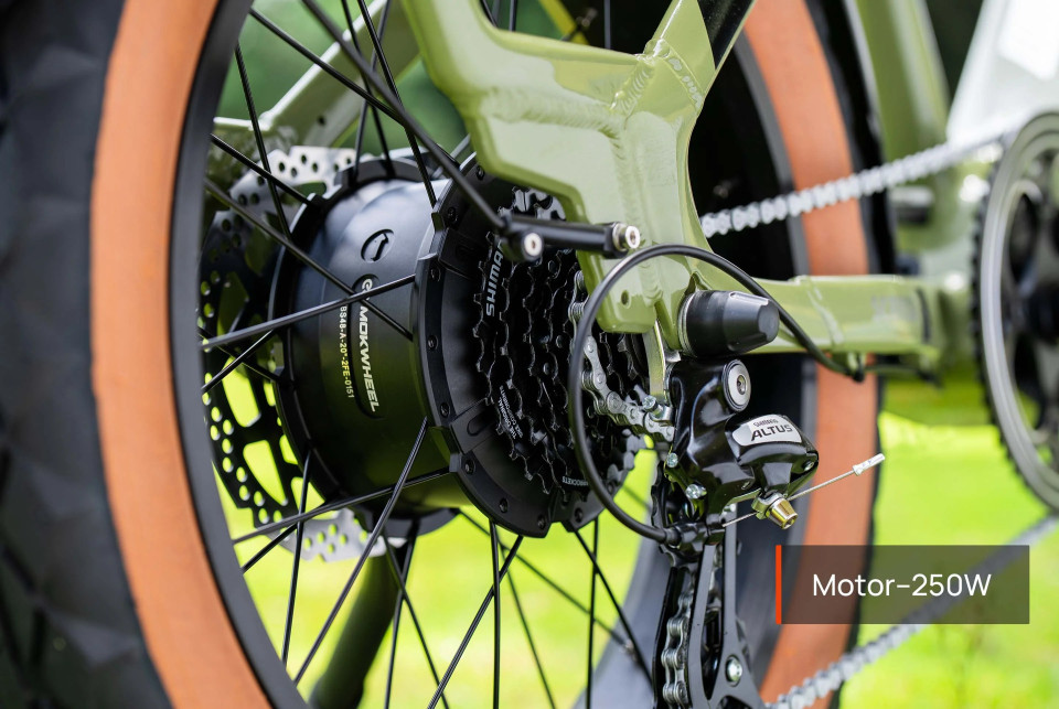 Scoria Groen | Elektrische Mini Mountainbike | Fatbike