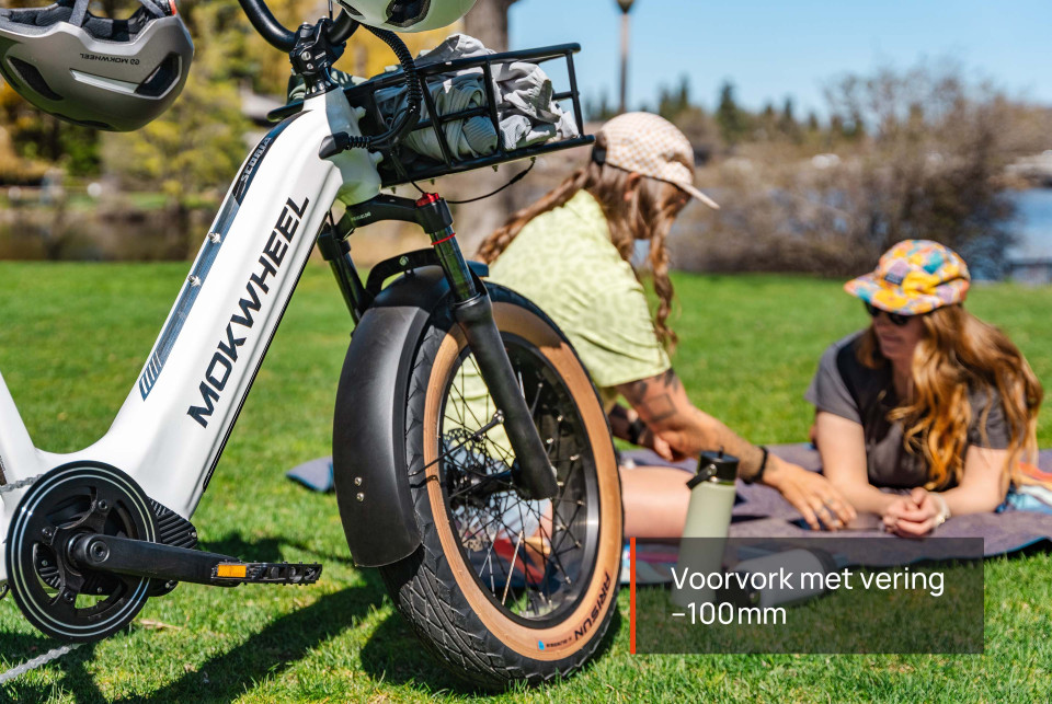 Scoria Wit | Elektrische Mini Mountainbike | Fatbike