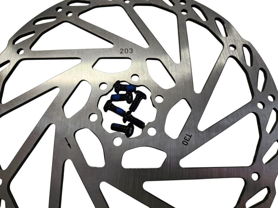 (201A5c) Remschijf voor van Rixtel Urban bakfiets + 6 schroeven prijs per stuk