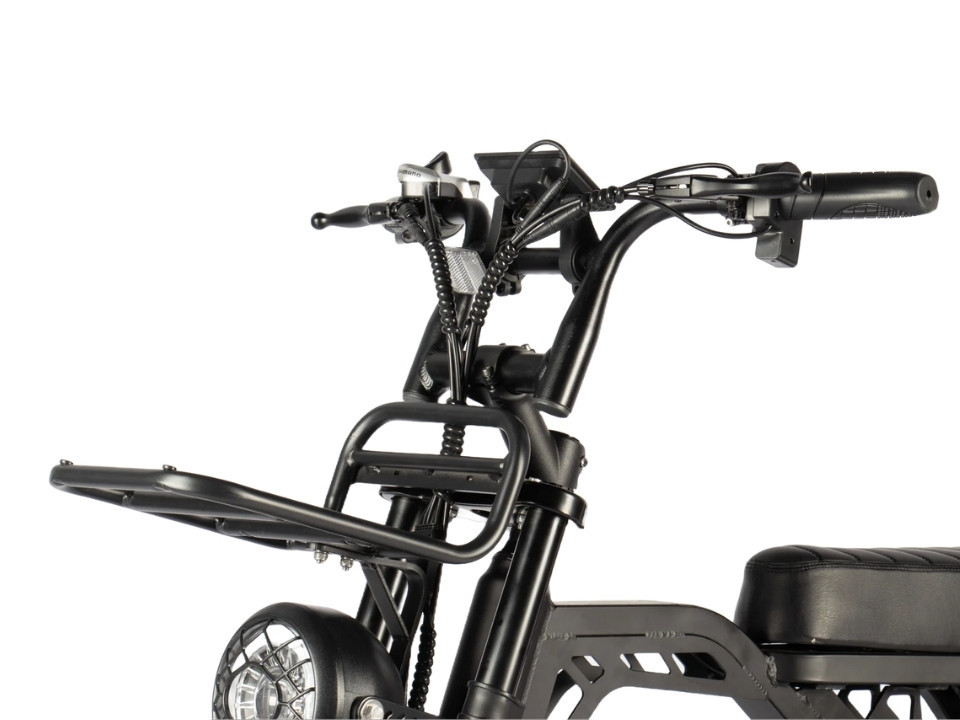 QM V20 PRO Luxury Full Option - grijs - elektrische fatbike