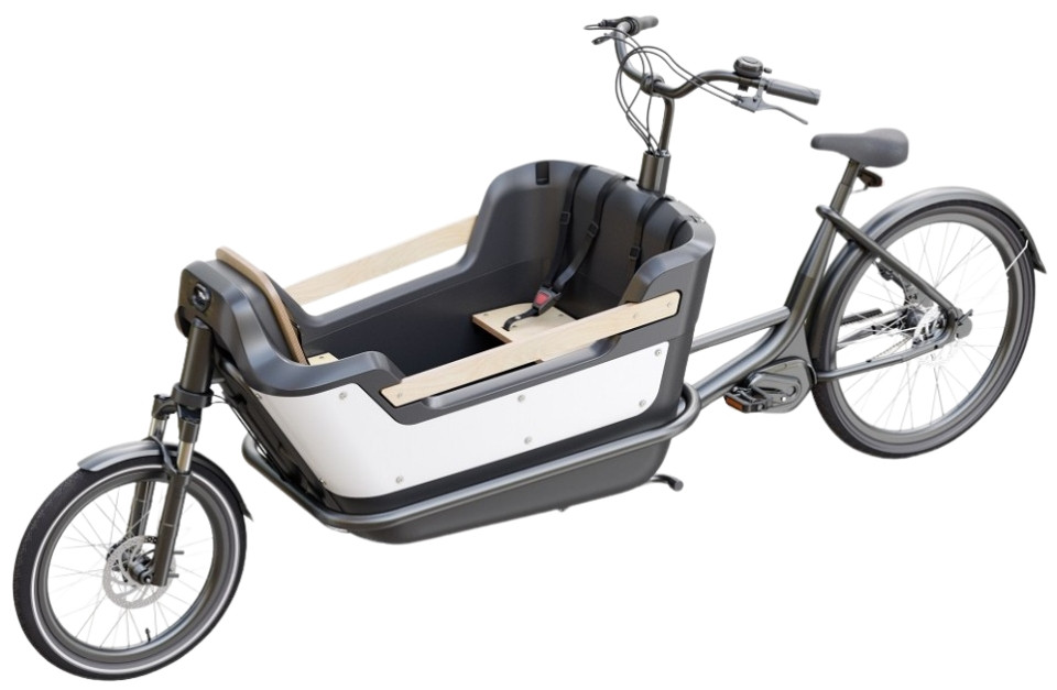 Royal 2W Premium - Groen - elektrische tweewieler bakfiets