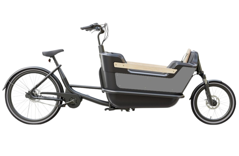 Royal 2W Premium - taupe grijs - elektrische tweewieler bakfiets