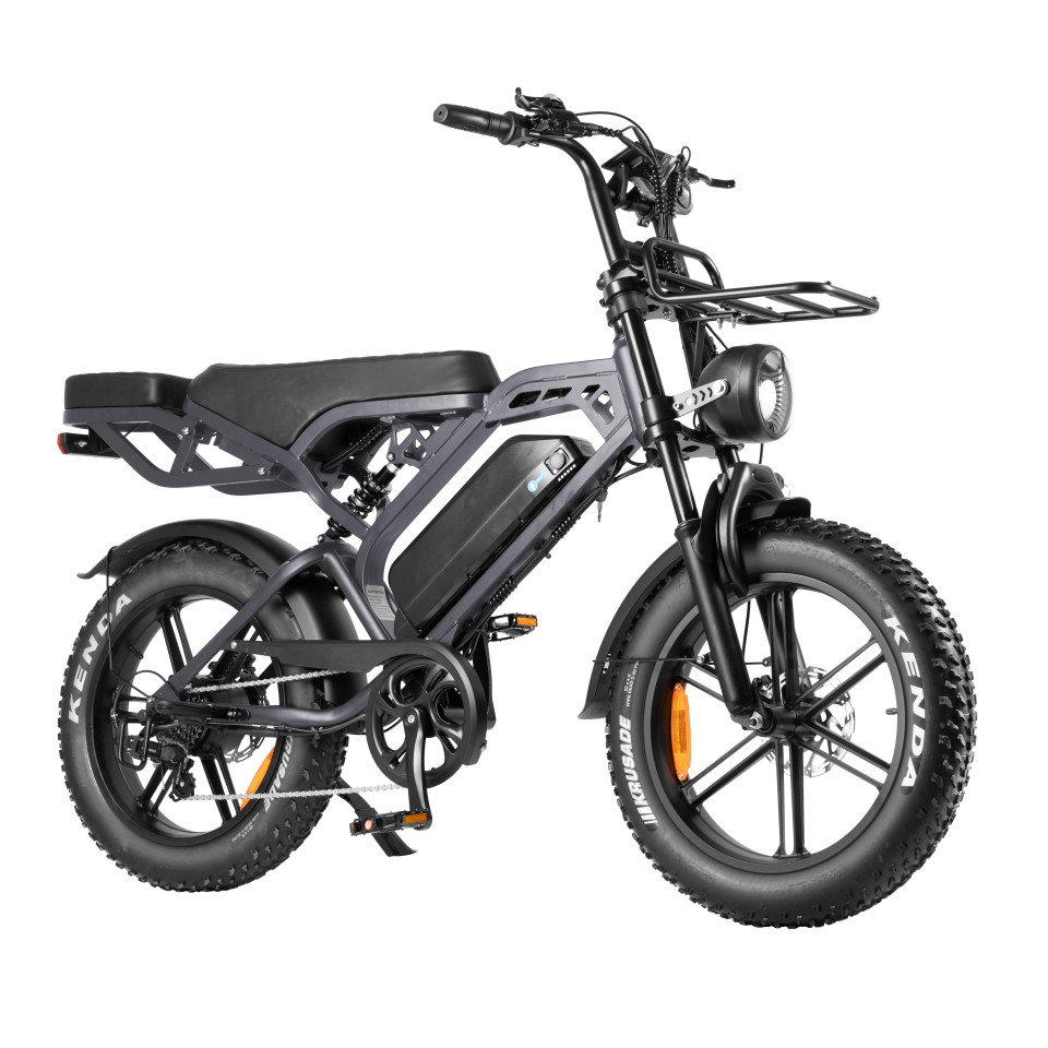 QM V20 Pro - Donker Grijs - elektrische fatbike