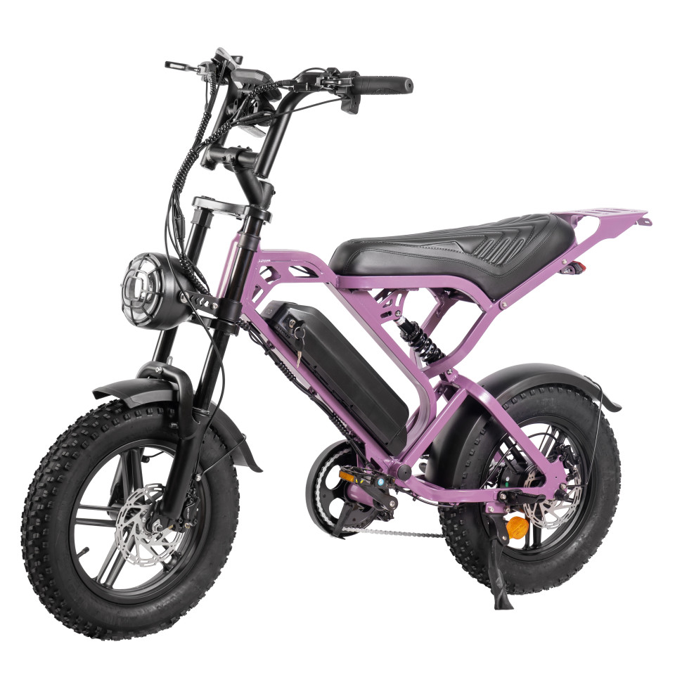 QM V20 Pro Mini - Paars - elektrische fatbike