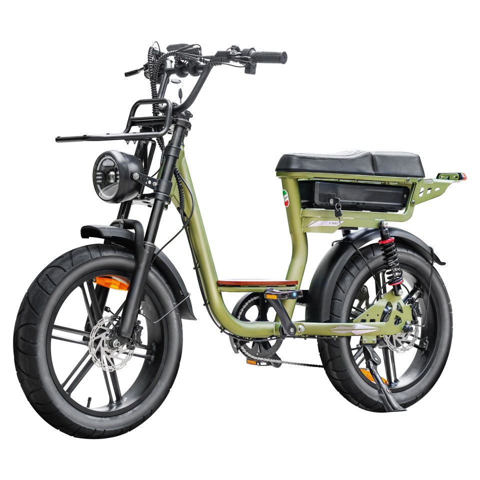 QM V20 Comfort - Groen - elektrische fatbike