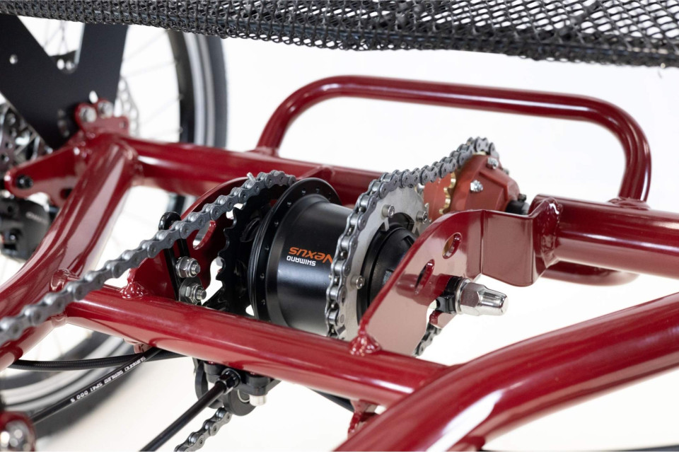 Van Rixtel Balance - bordeaux - elektrische driewieler