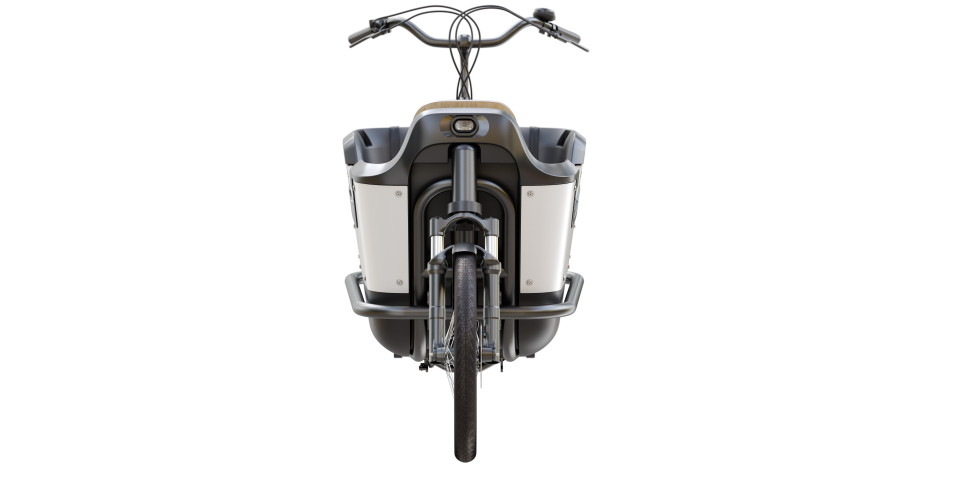 Royal Cargo Bike 2W Premium Plus - elektrische tweewieler bakfiets - Taupe Grijs