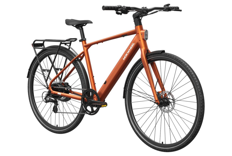 Mokwheel Flint - orange - elektrische herenfiets