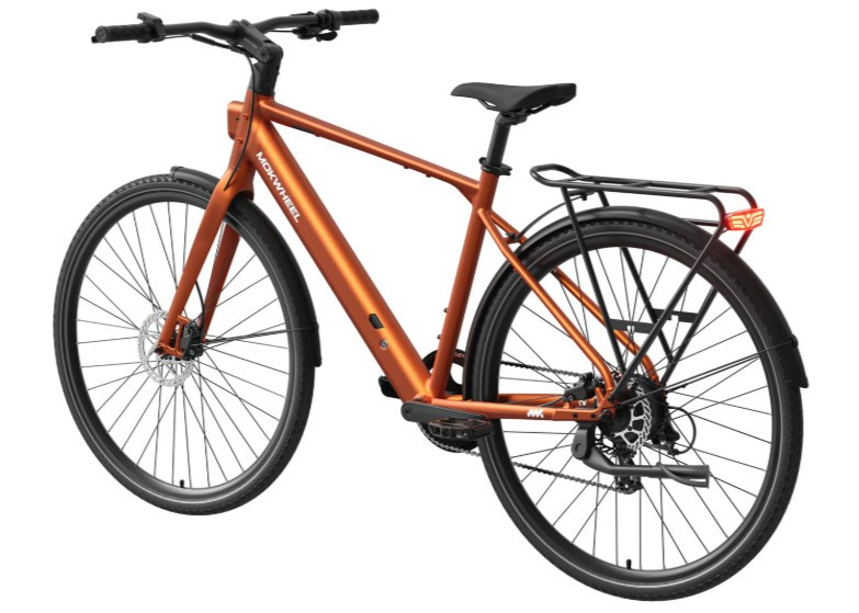 Mokwheel Flint - orange - elektrische herenfiets