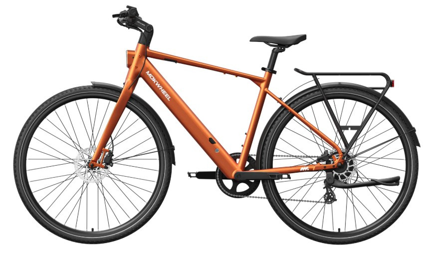Mokwheel Flint - orange - elektrische herenfiets