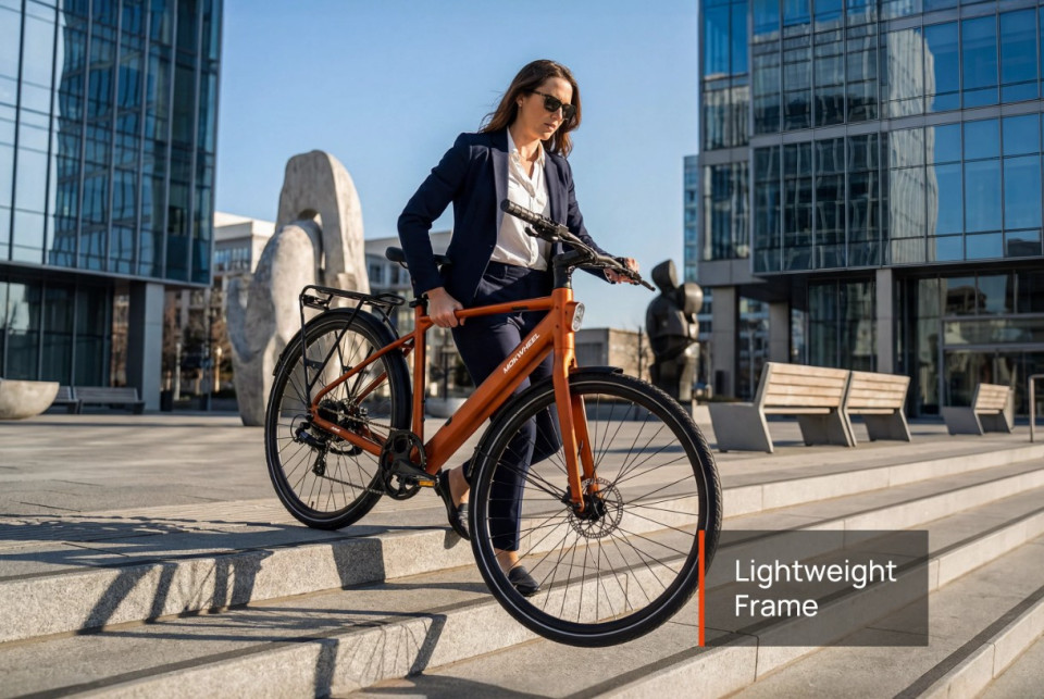 Mokwheel Flint ST - pink - elektrische damesfiets