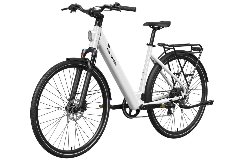 Mokwheel Flint ST - white - elektrische damesfiets