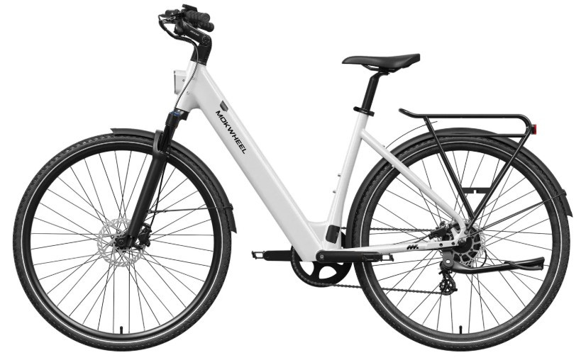 Mokwheel Flint ST - white - elektrische damesfiets