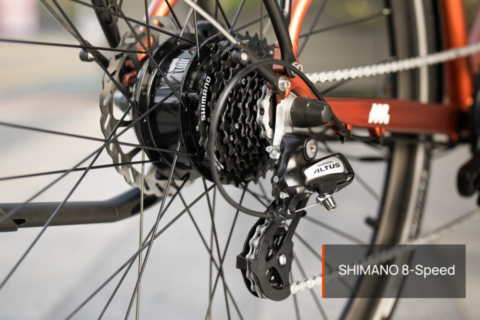 Mokwheel Flint ST - white - elektrische damesfiets