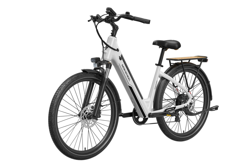 Mokwheel Asphalt-ST - White | Elektrische damesfiets