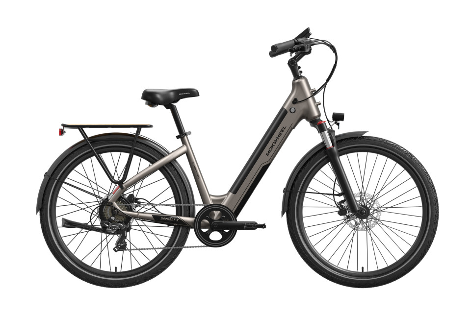 Mokwheel Asphalt-ST - khaki | Elektrische damesfiets