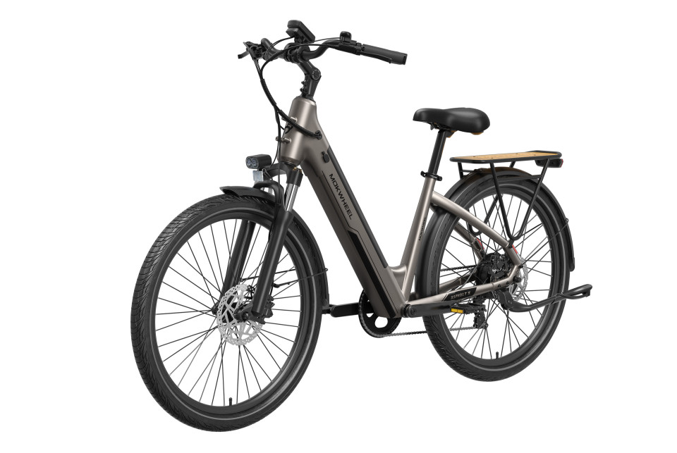 Mokwheel Asphalt-ST - khaki | Elektrische damesfiets